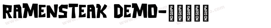 RamenSteak DEMO字体转换